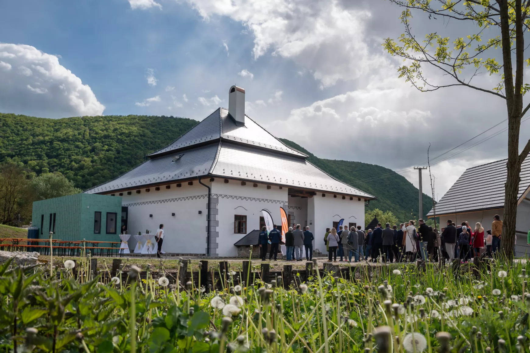 2024-04-19 Gombaszög, zipline, átcsúszópálya, átadás