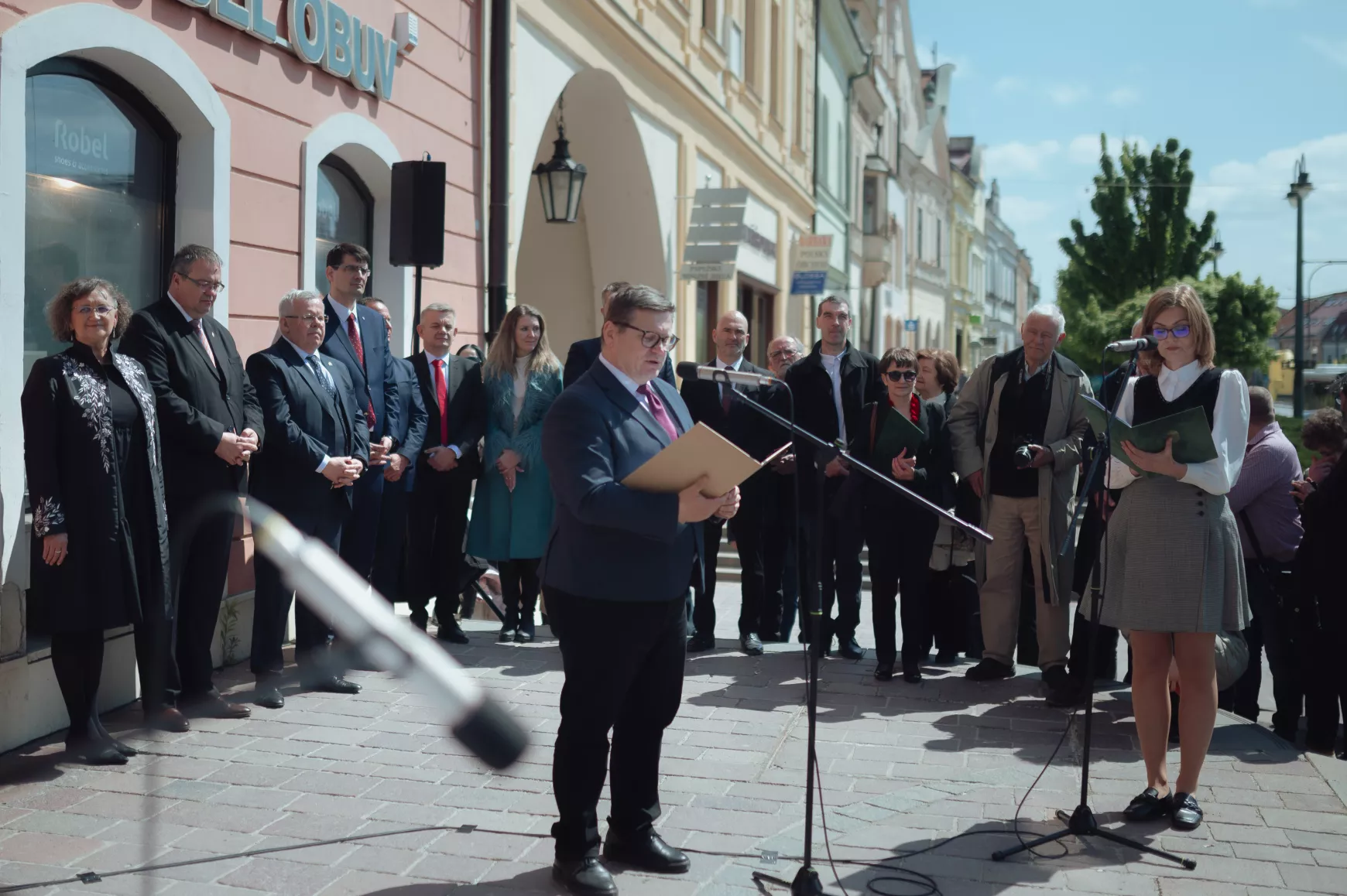 2024-04-23 Eperjes, Petőfi Sándor, szobor, szoboravatás, Petőfi-szobor