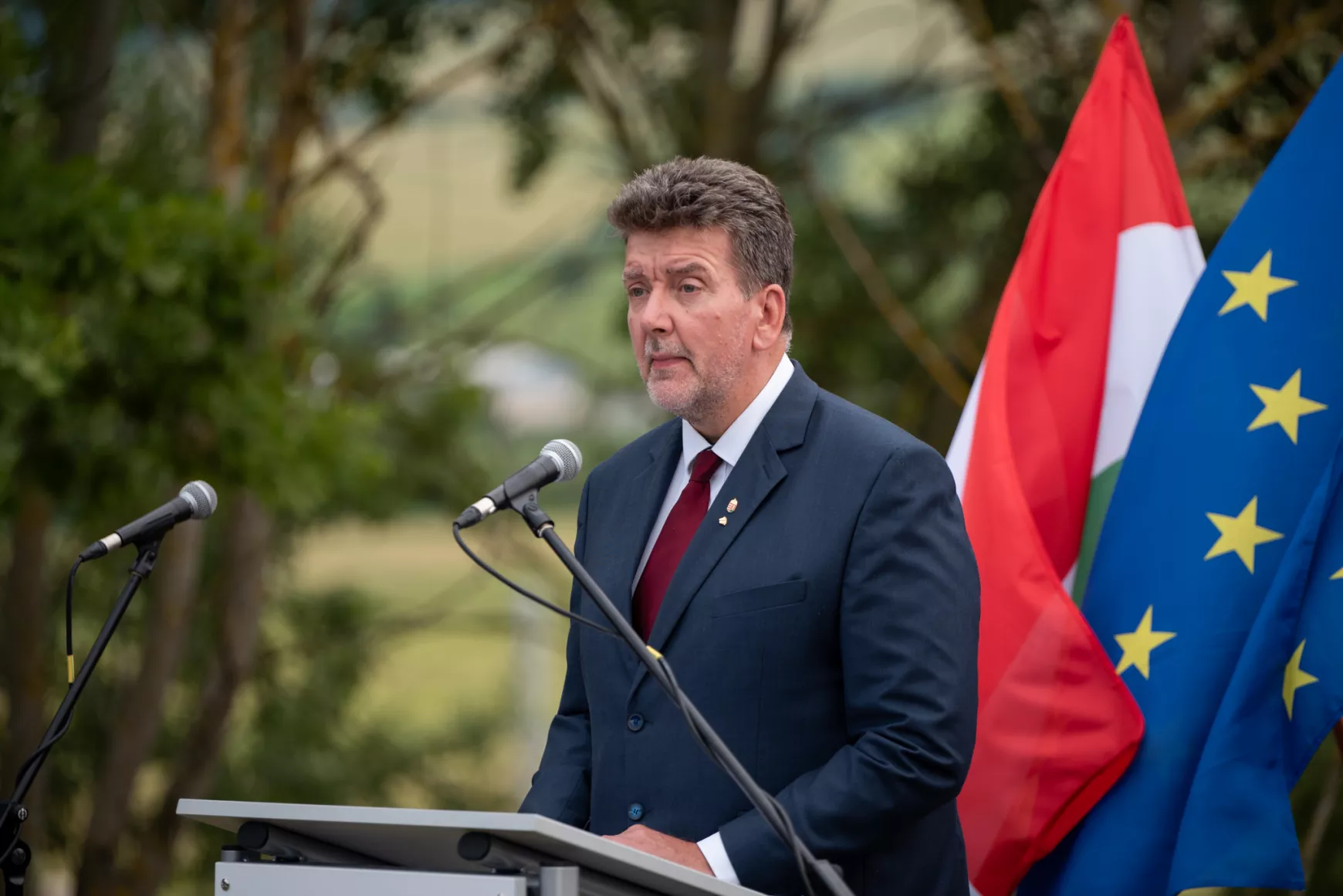 2024-06-20 Roskovány, honvédemlékmű, emlékmű, újraavatás