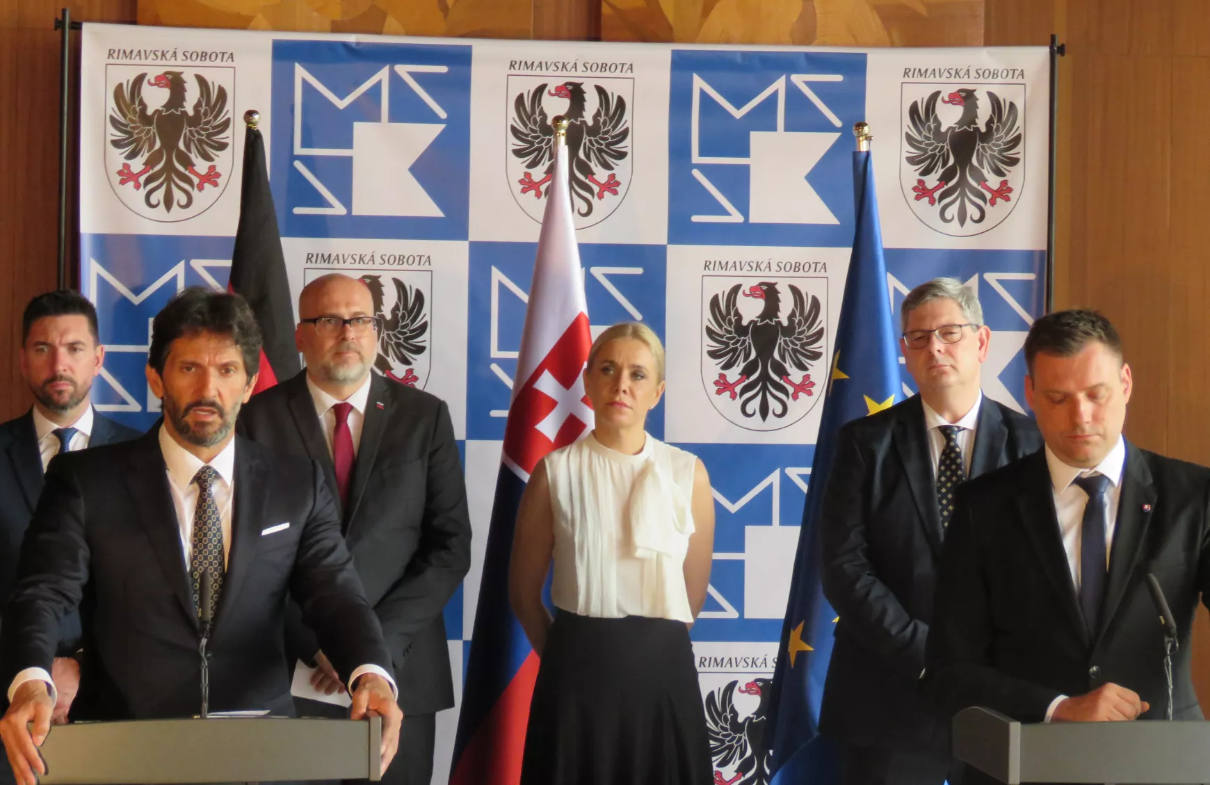 Kormányülés Rimaszombatban sajtótájékoztató