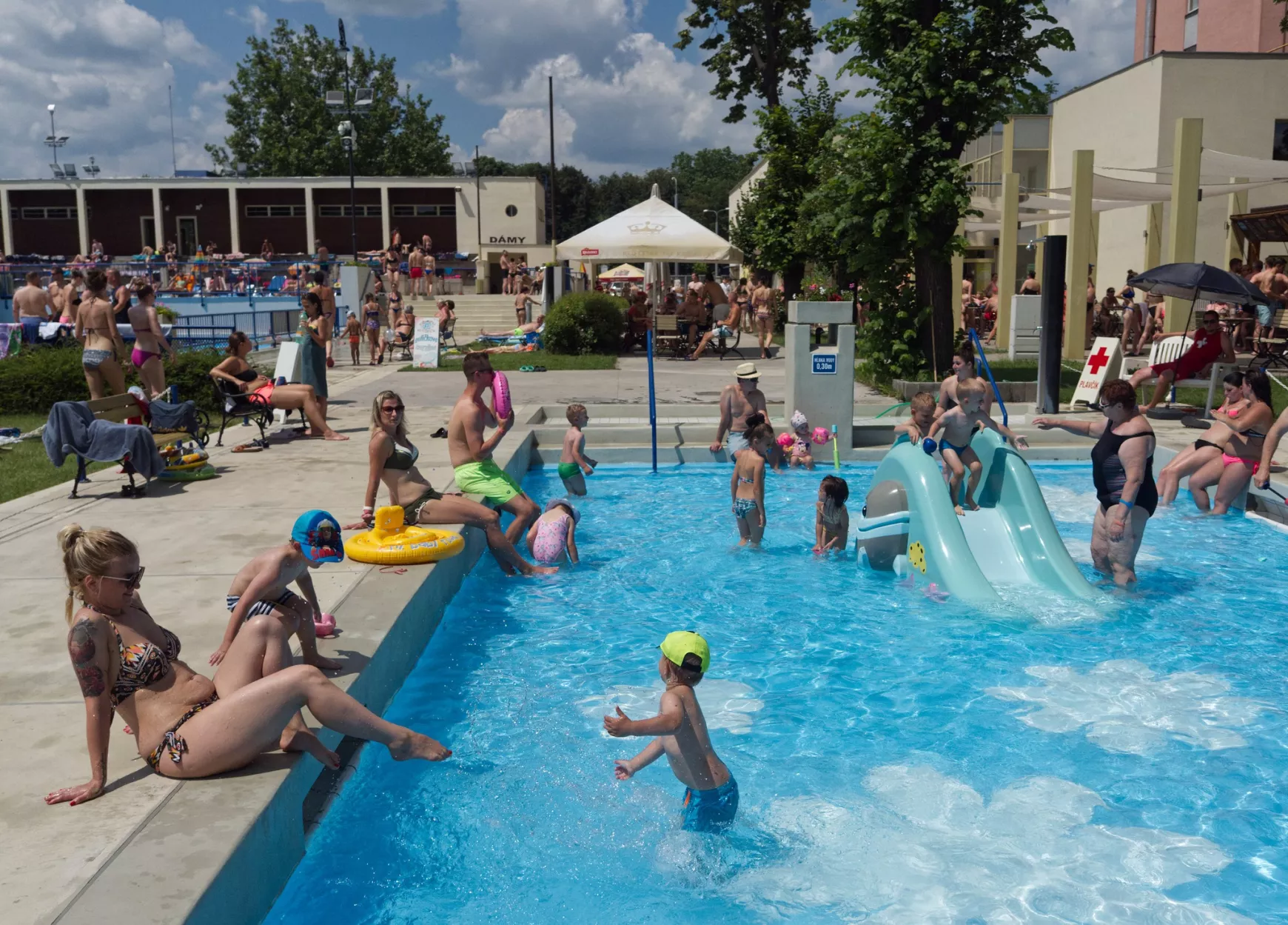 Kassa, strand, fürdő, fürdőzés, strandolás