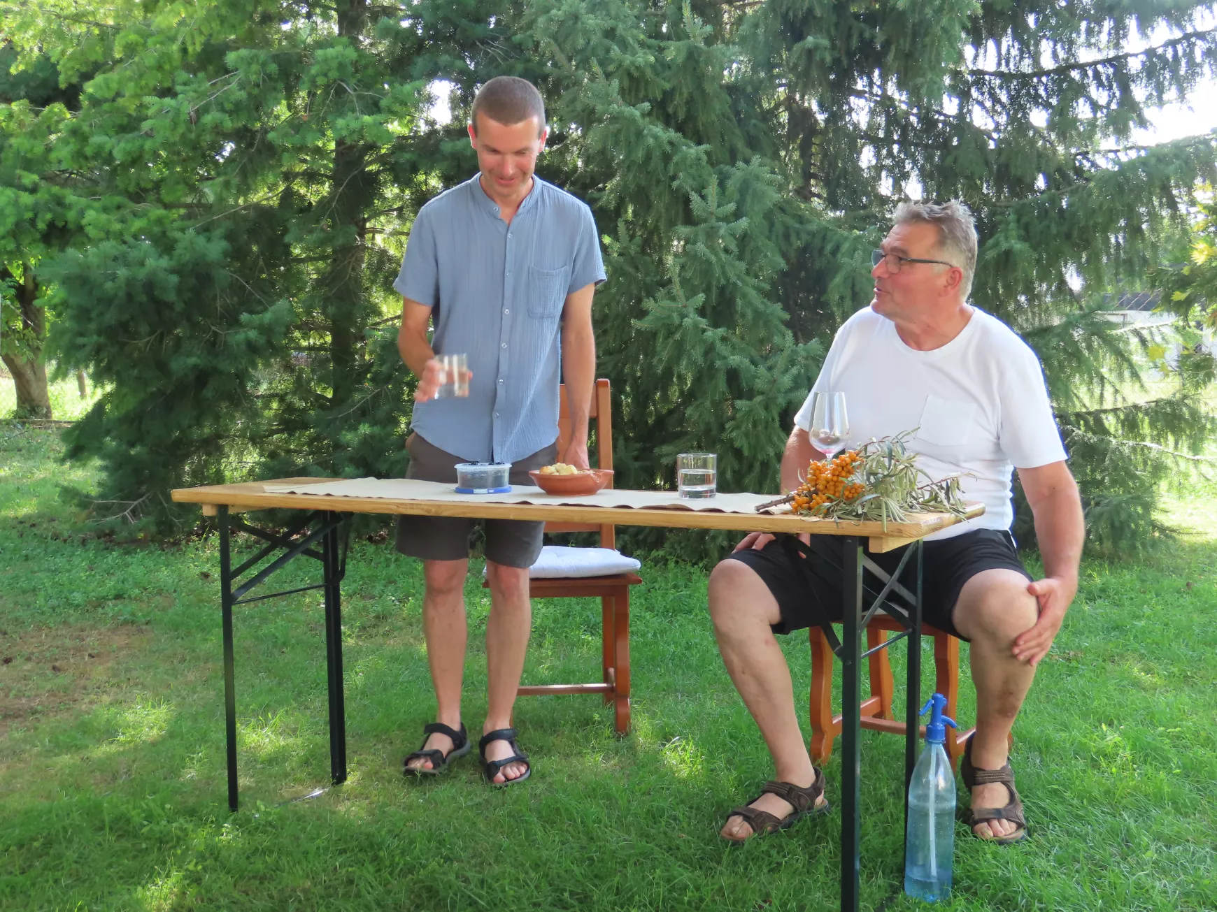 A beszélgetést Sütő Zsolt moderálta