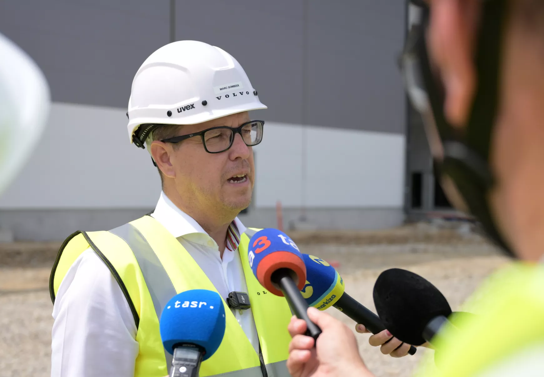 Volvo, autógyár, Kassa, Kassamindszent, építkezés