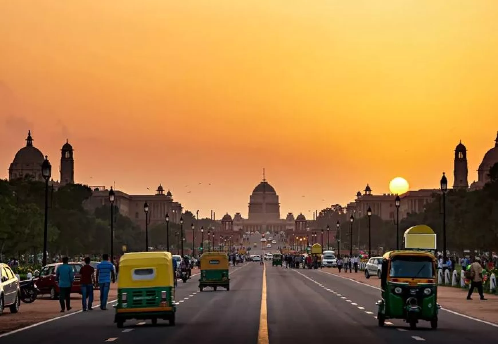 New Delhi - látkép - Getty Images