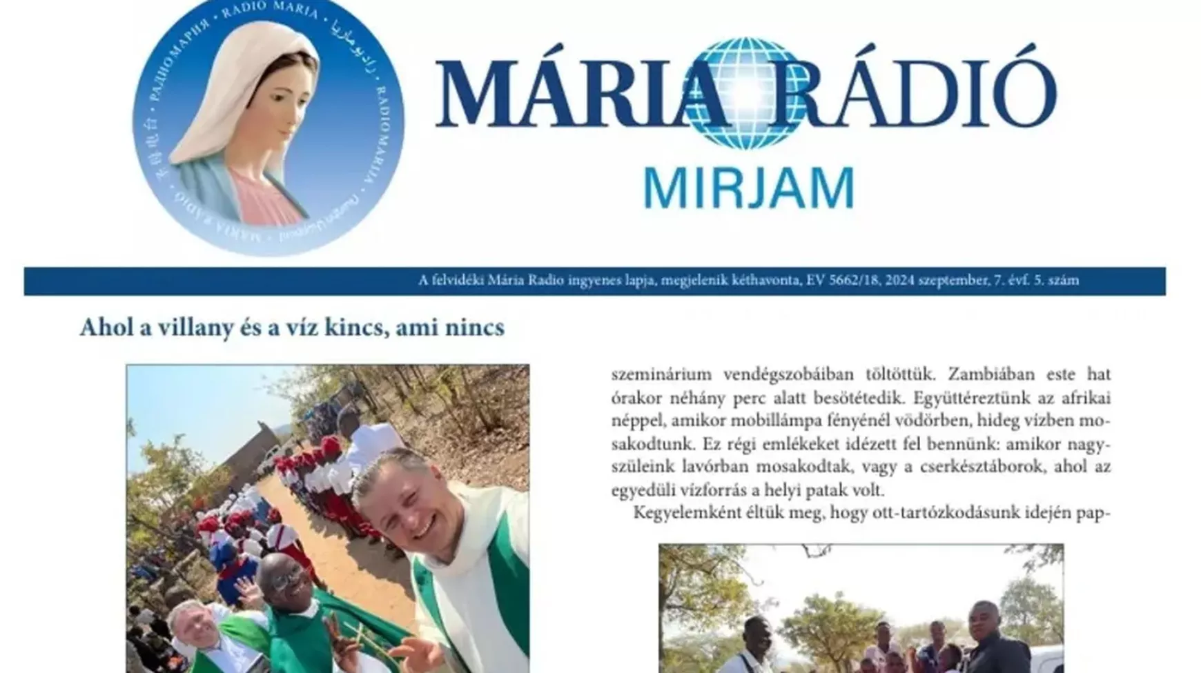 Mária Rádió Mirjam magazin 2024_09-10