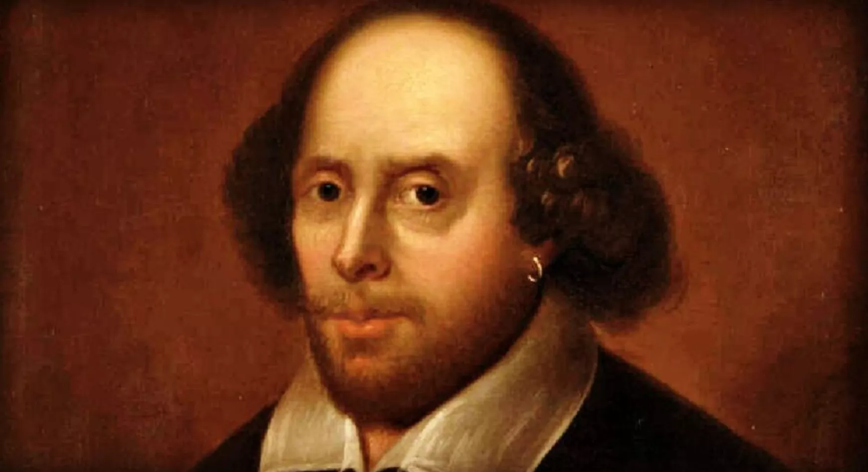 William Shakespeare arcképe - régi festmény