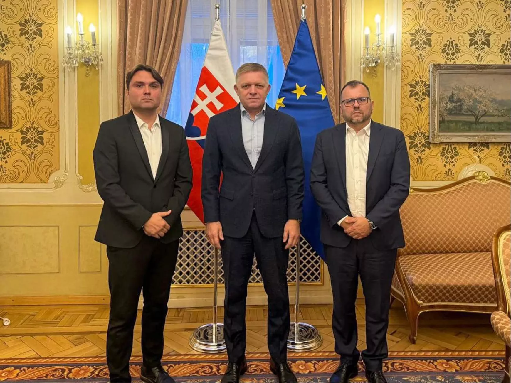 Gubík László, Robert Fico és Őry Péter