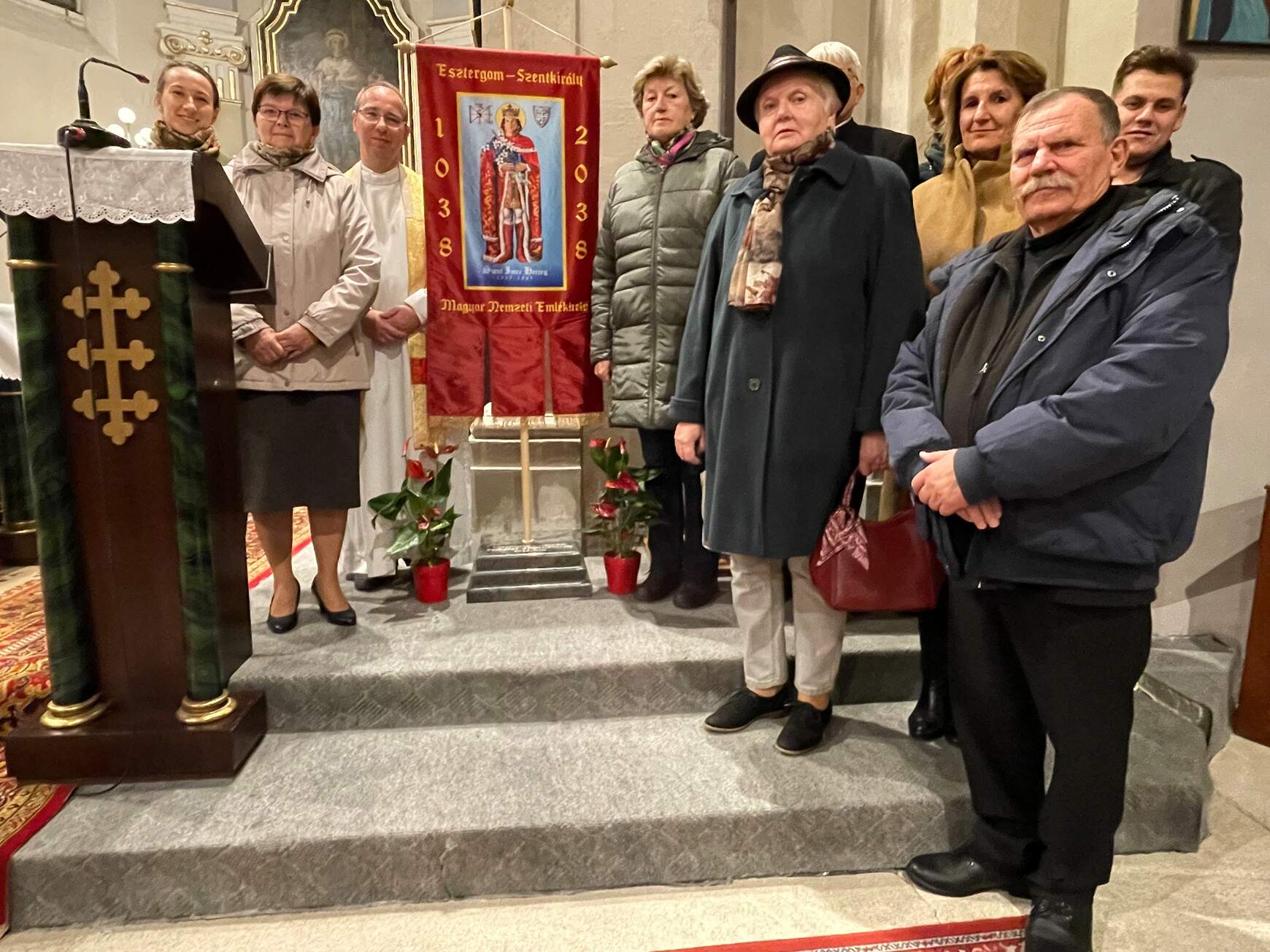 Szent Imre zászló avatása Párkány