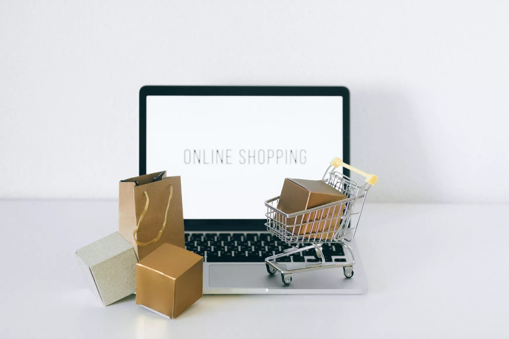 online vásárlás, shopping, számítógép, bevásárlókocsi
