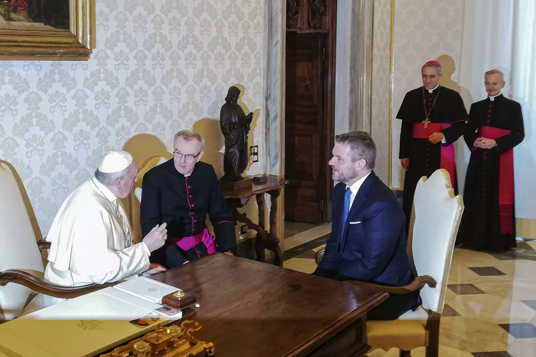 Peter Pellegrini Ferenc pápa