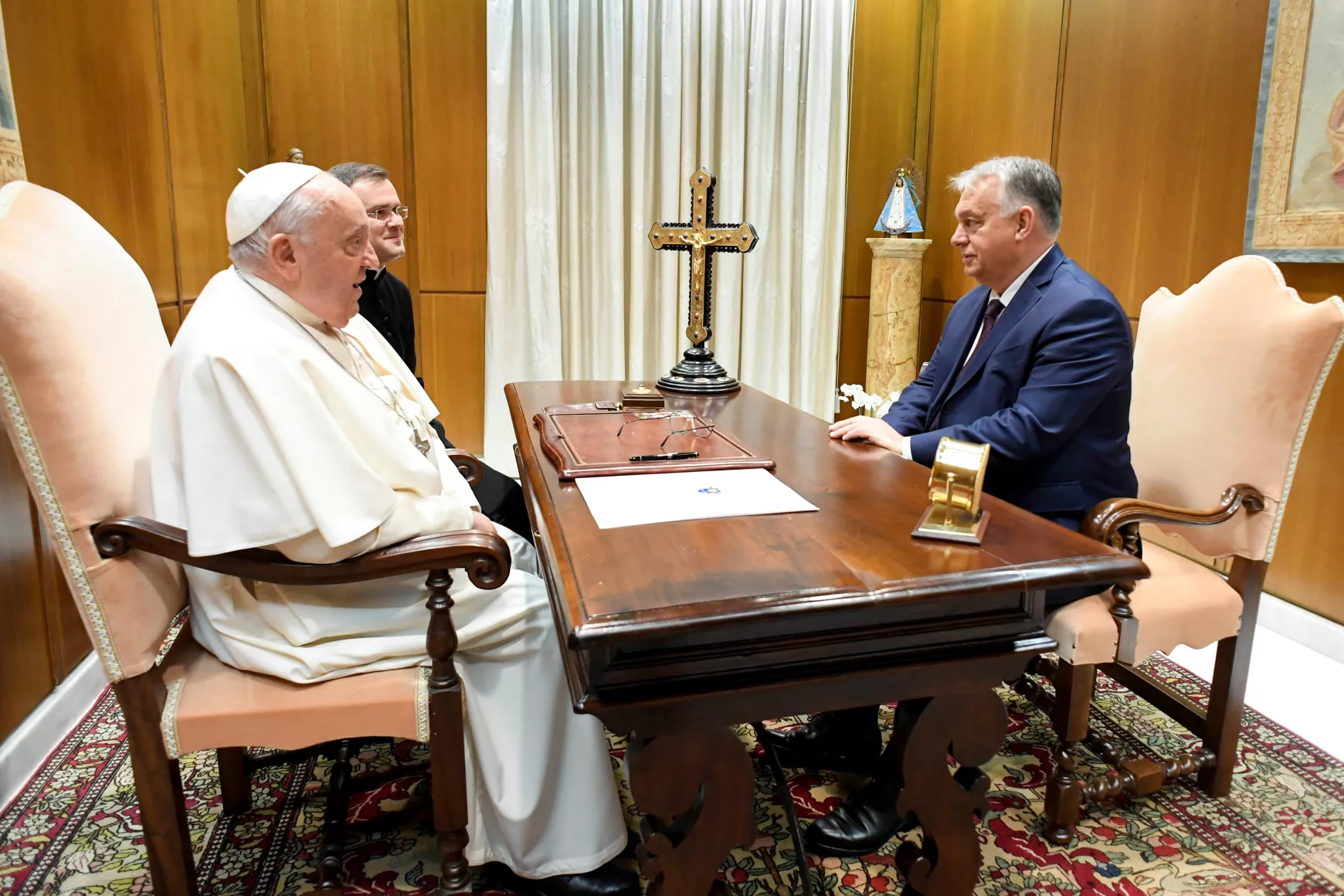 Ferenc pápa Orbán Viktor