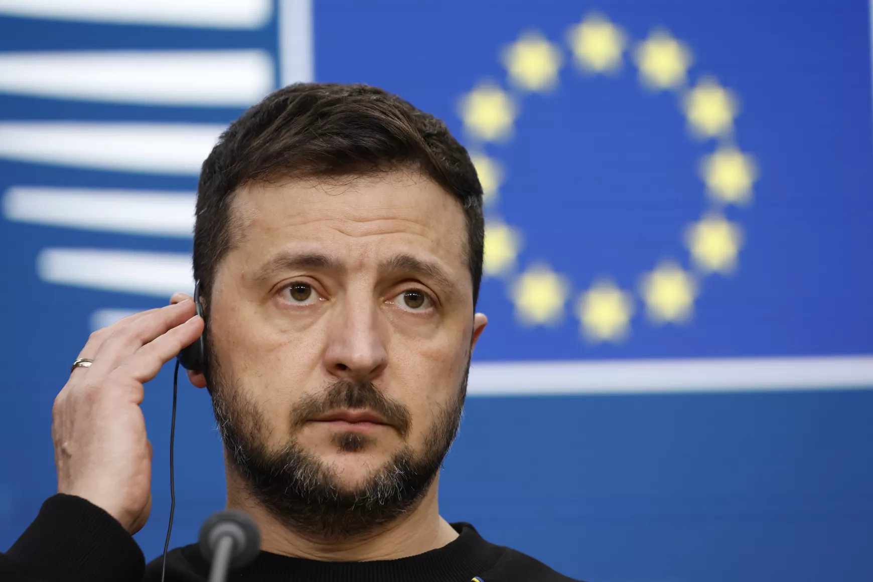 Volodimir Zelenszkij Brüsszelben