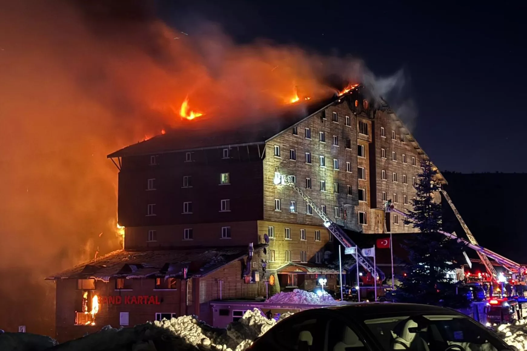 Törökország szállodatűz