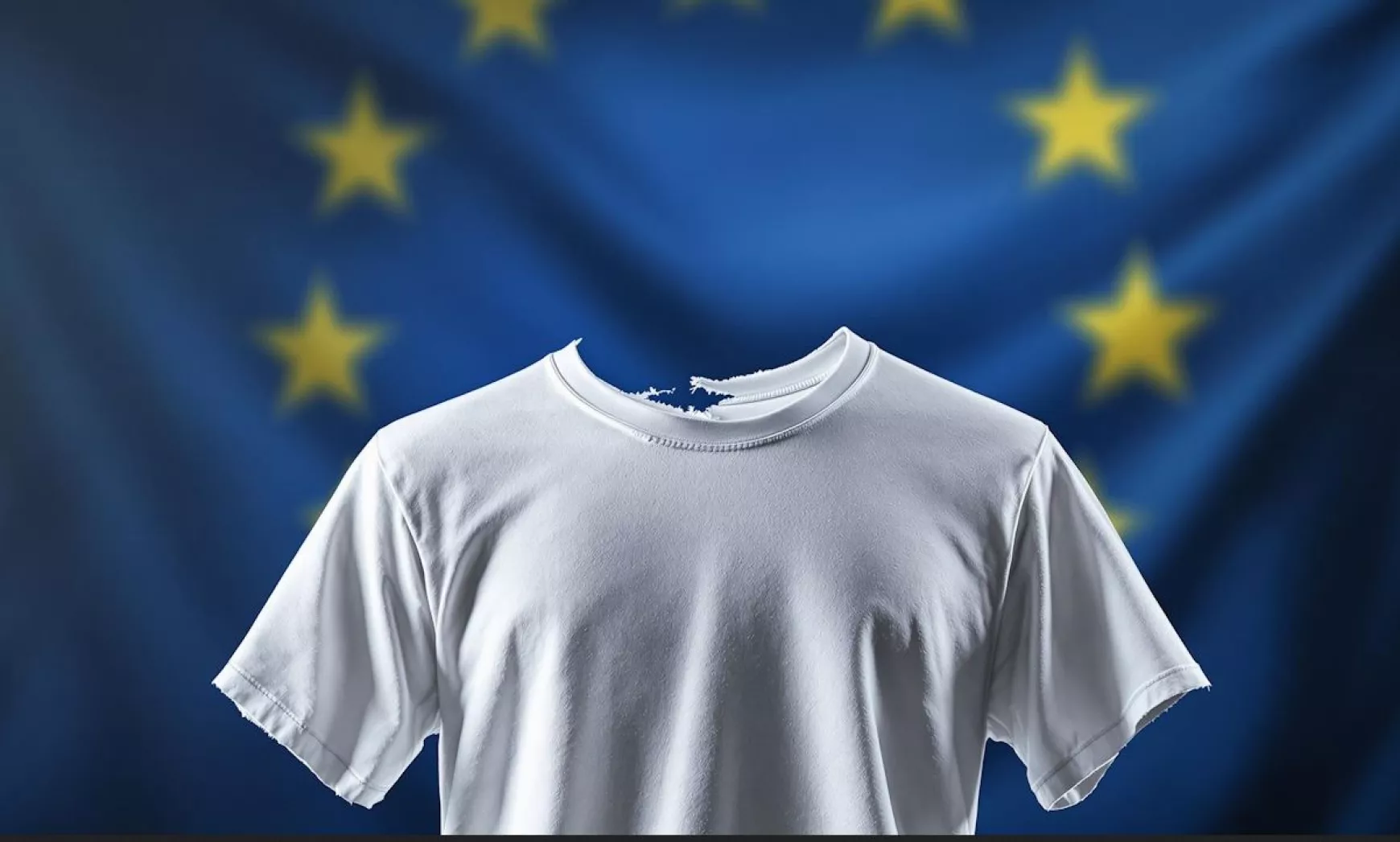EU zászló és póló - gyapot - pamut
