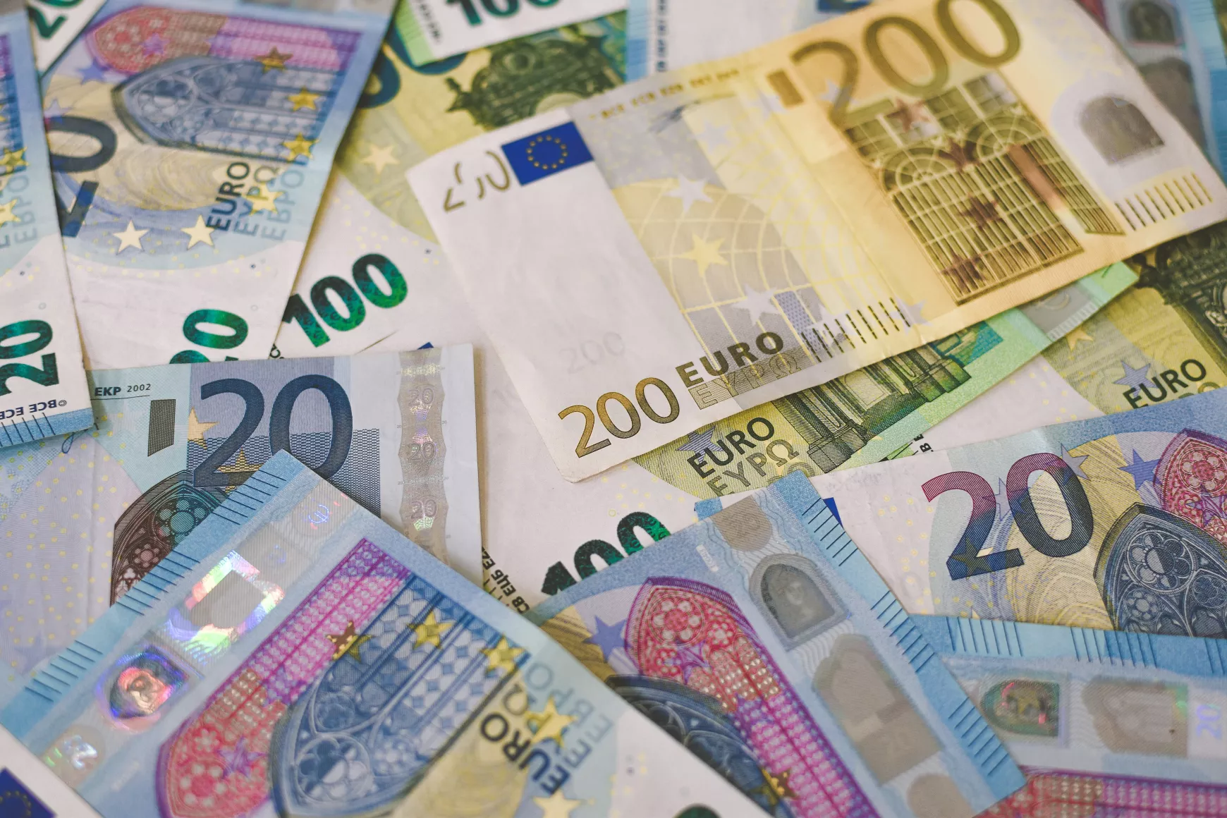 pénz - euró - bankjegyek