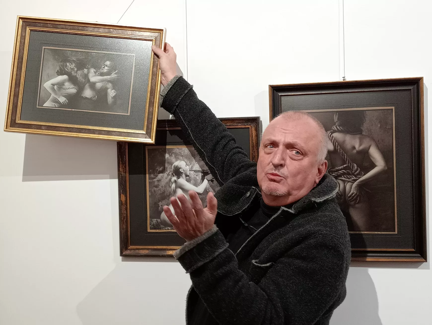  Jan Saudek 90 – Komáromban: az élő cseh legenda életmű-kiállítása nyílt meg a „Platzban” – KÉPEKKEL