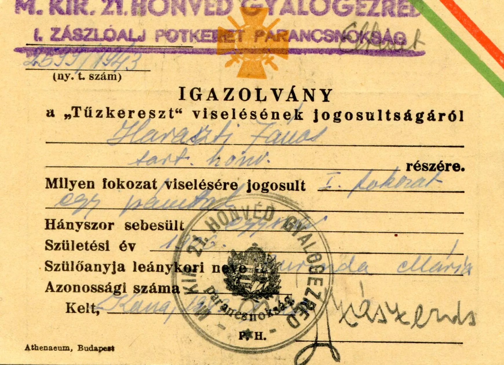 Haraszti János bódvavendégi honvéd és sokan mások a Don-kanyarban 