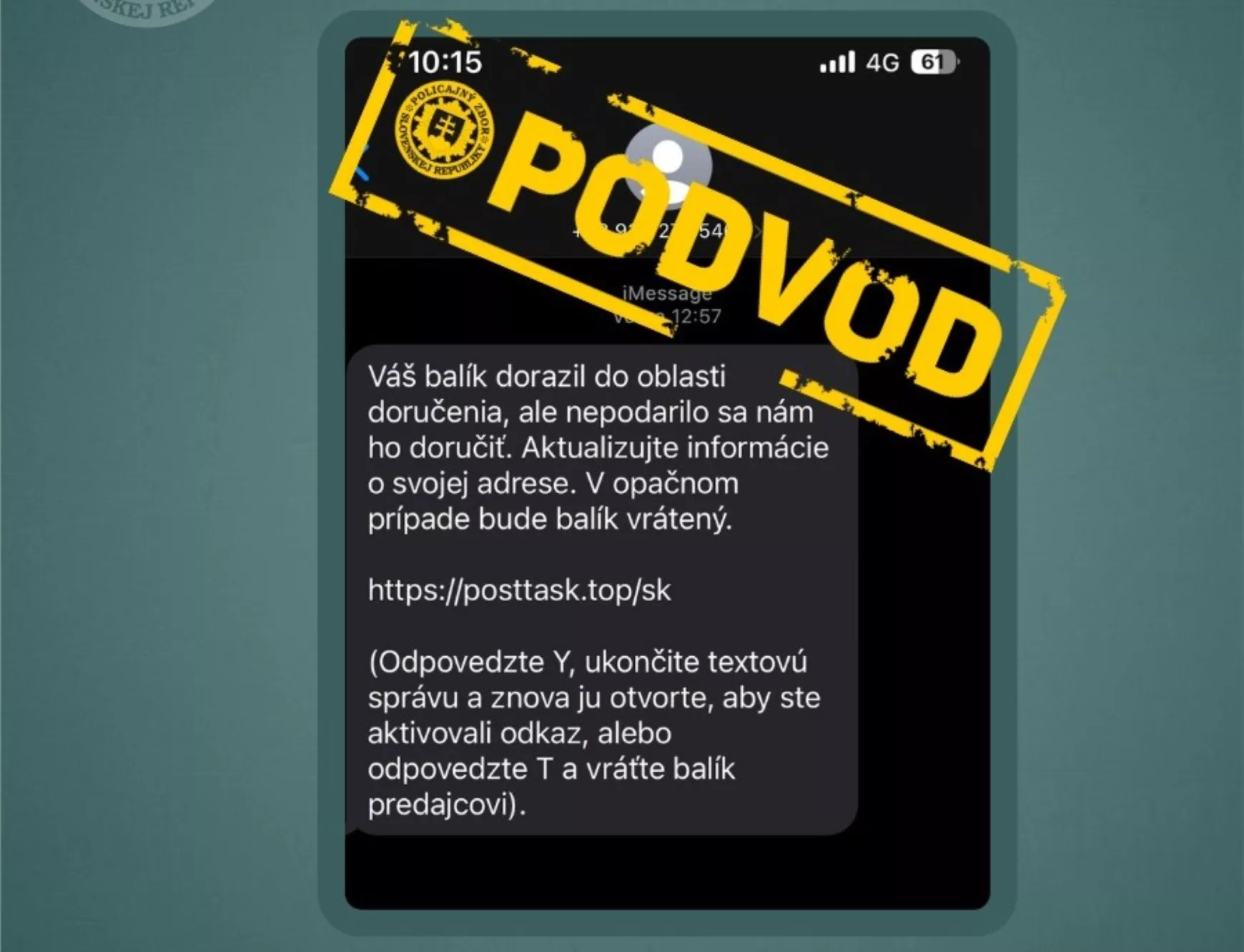 sms csalás rendőrség