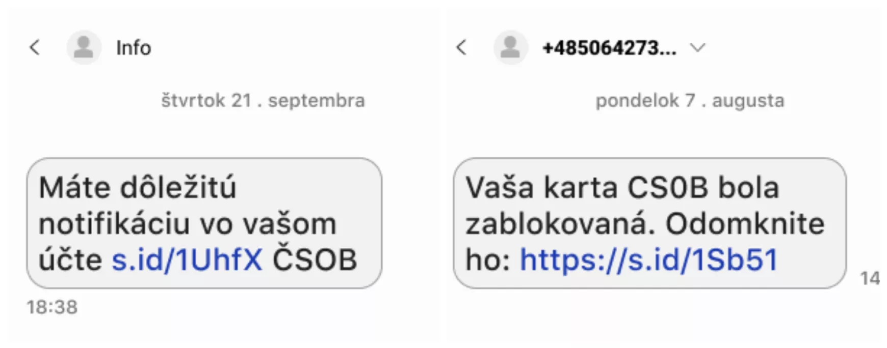 sms csalás