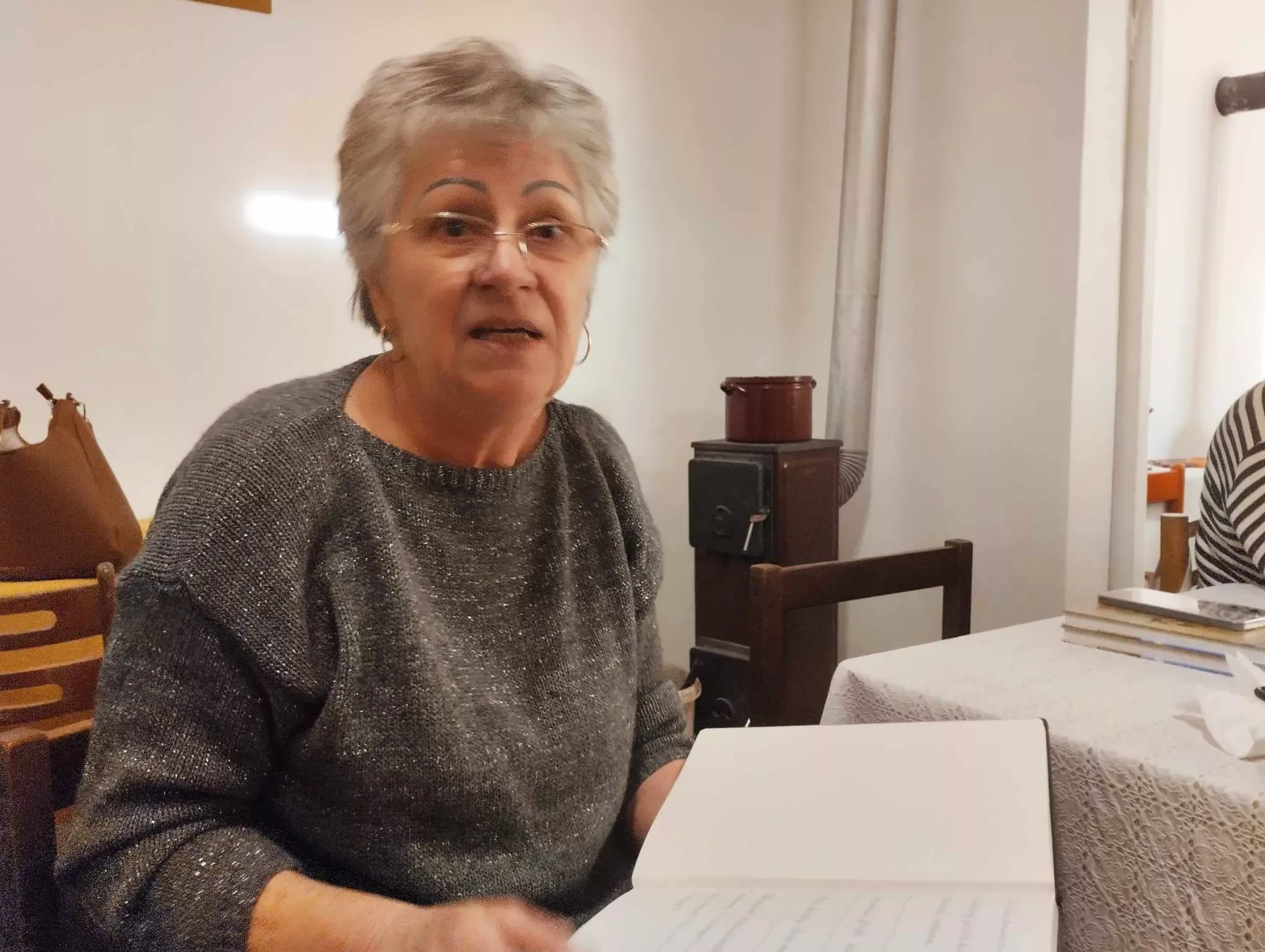 Kiss Terézia a kisgyarmati nyugdíjas klub elnöke