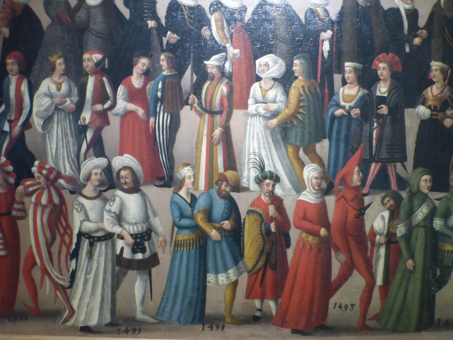 Schaezler palota 15. századi divat (részlet)