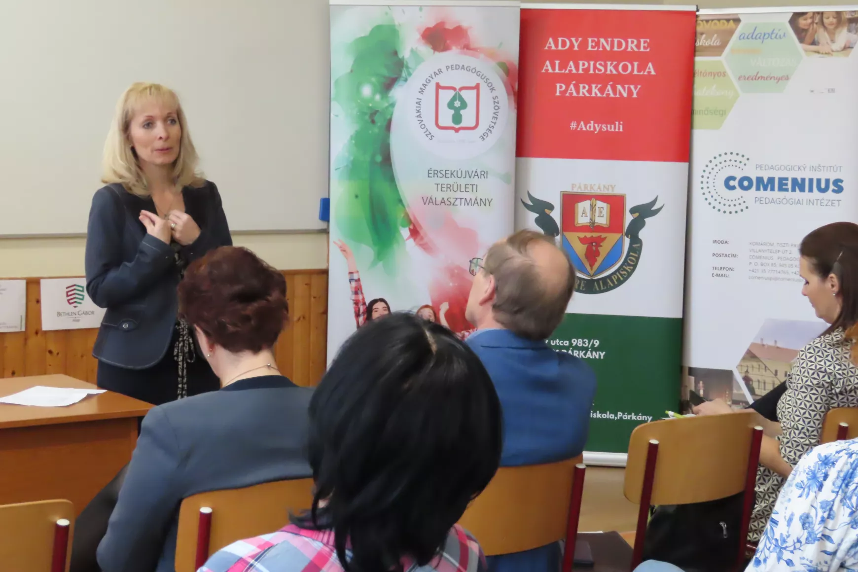 Zalaba Zsófia, az ipolyszalkai alapiskola igazgatója