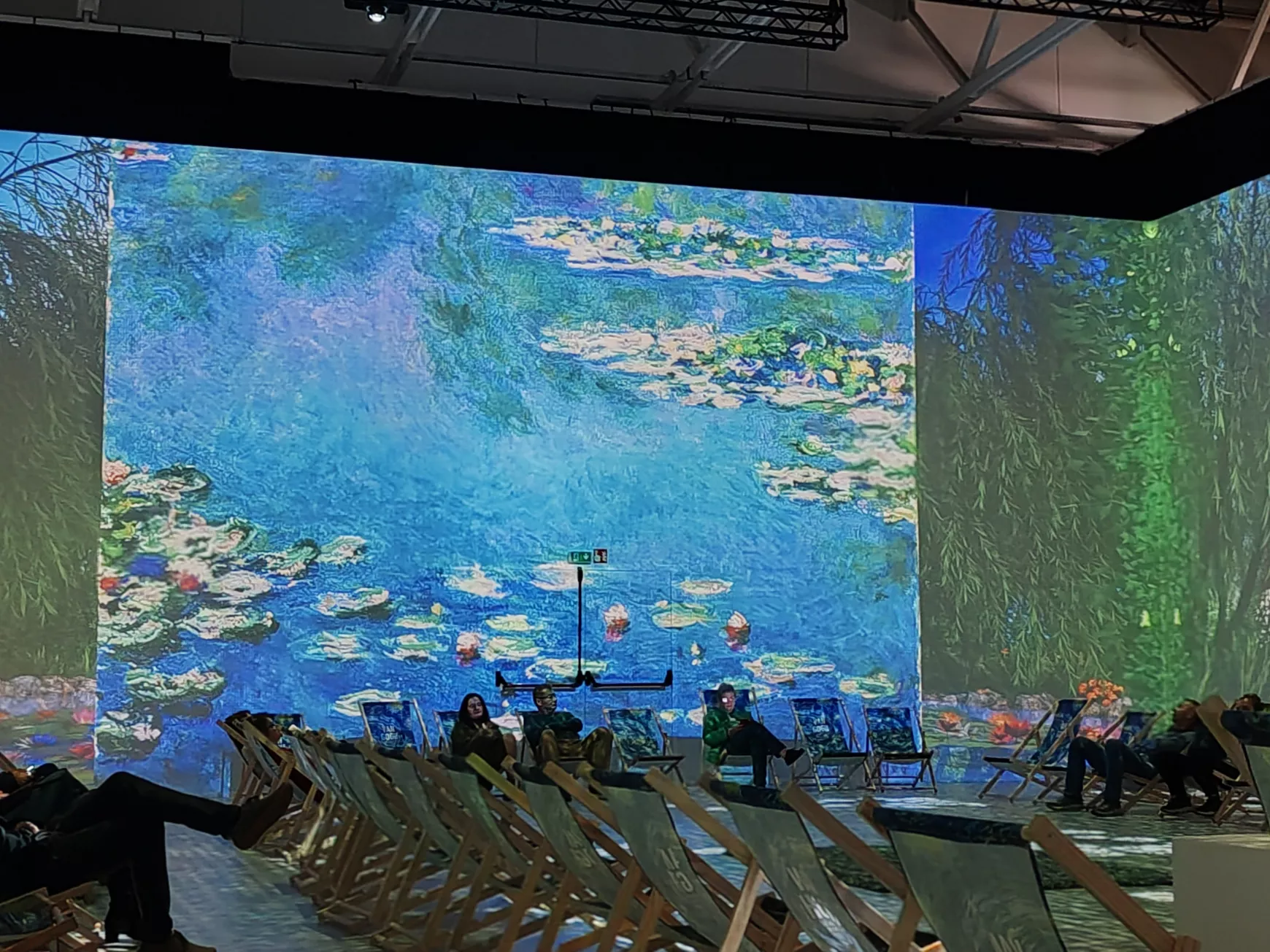 Monet - tavirózsás tó.