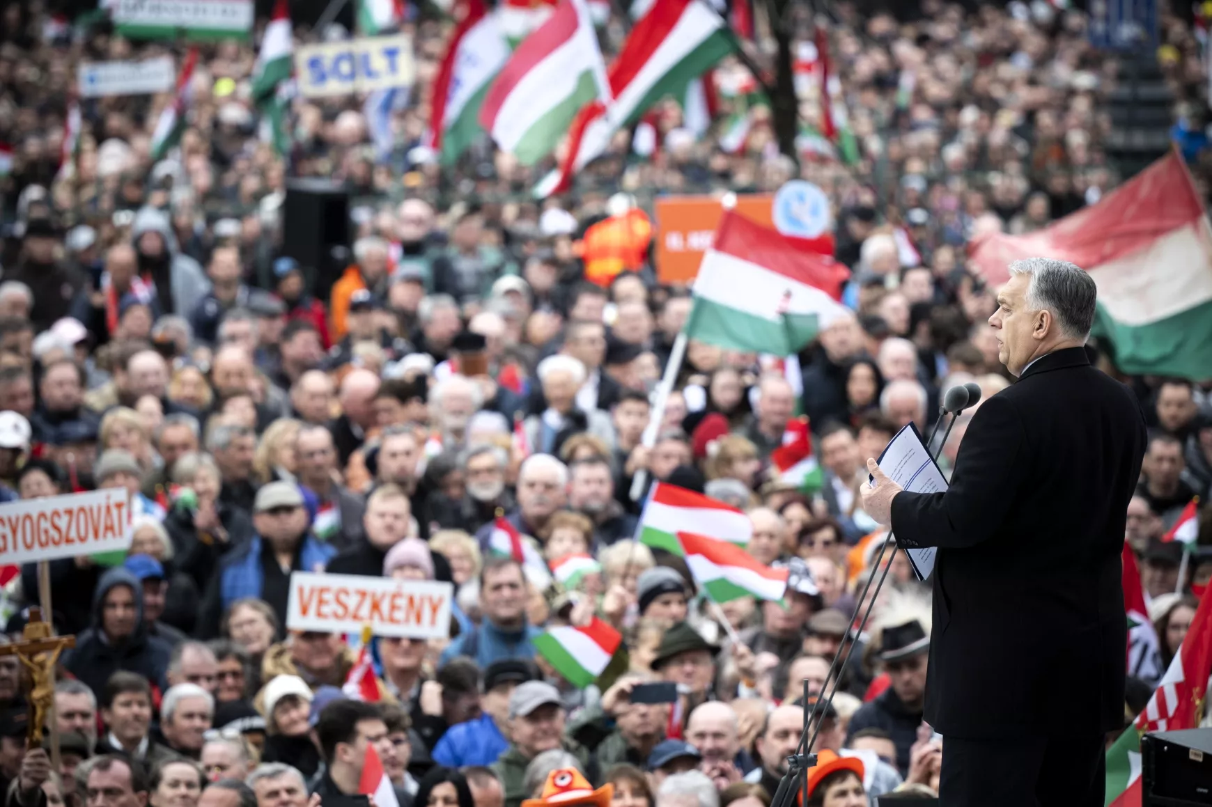 Március 15. - Orbán Viktor beszédet mond - 2025
