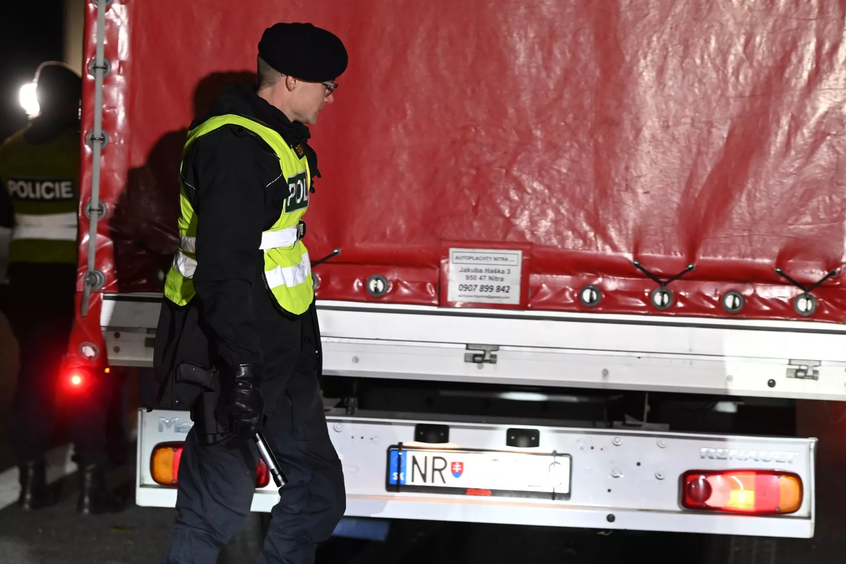 Csehország határellenőrzés kamion
