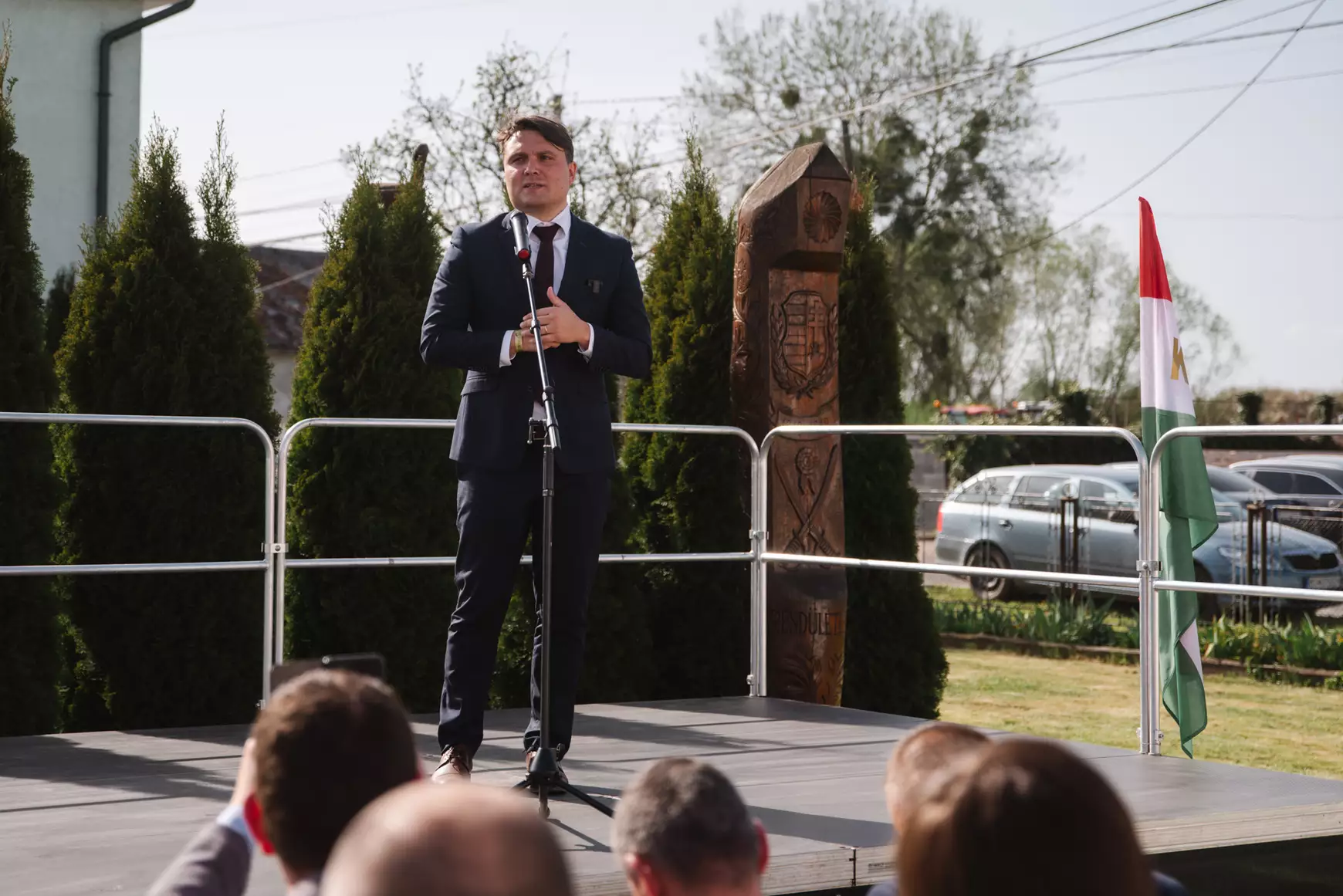 2025-04-16 Kaposkelecsény, tájház, felújítás, átadás