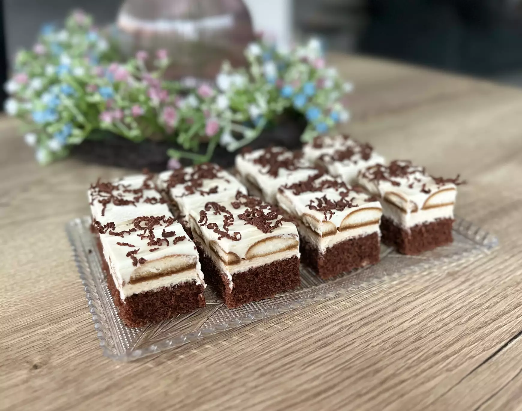Habos kávé szelet