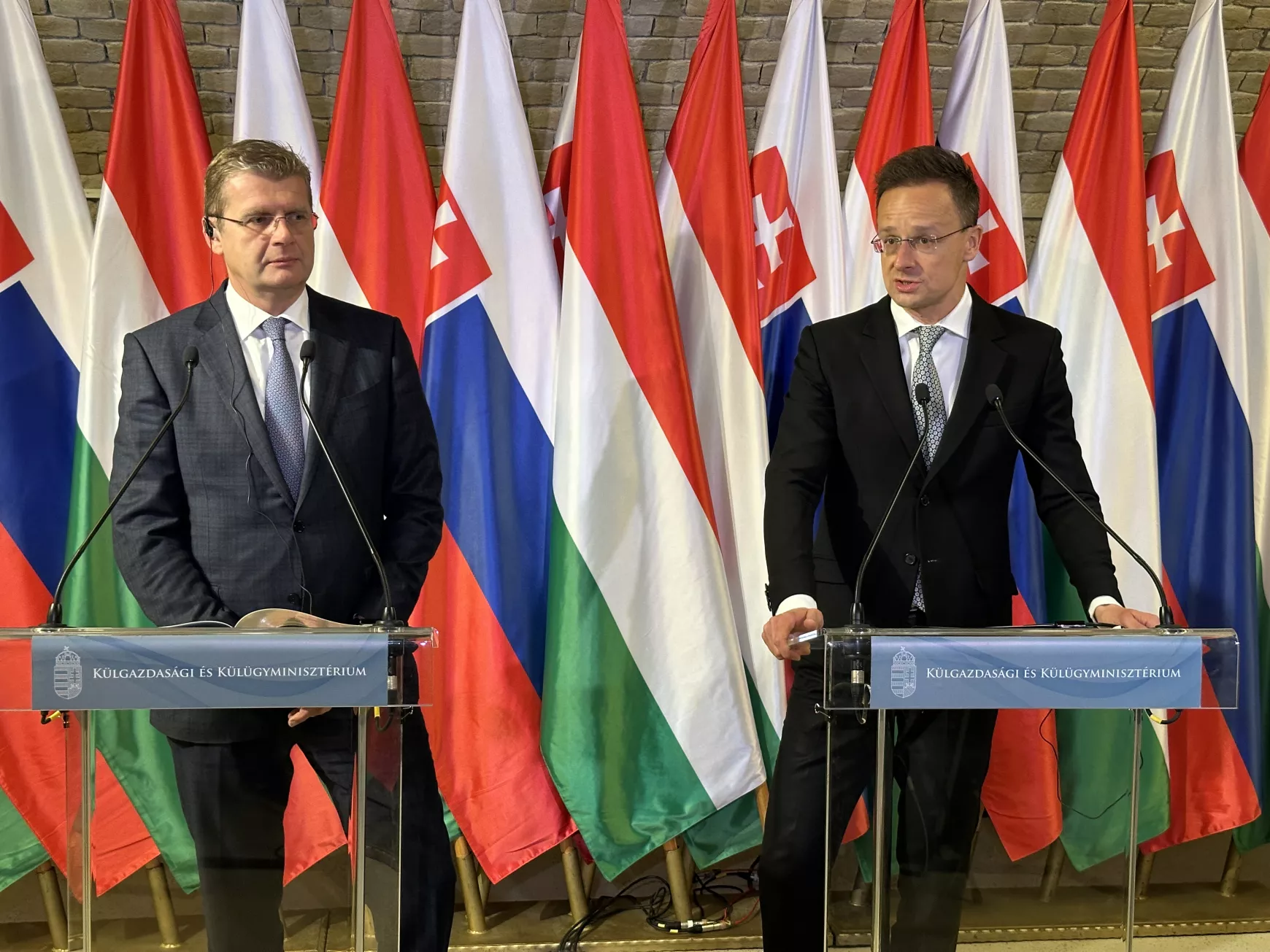 Peter Žiga és Szijjártó Péter