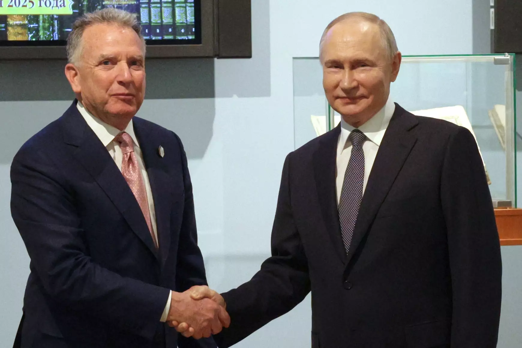 Vlagyimir Putyin és Steve Witkoff találkozója Szentpéterváron - 2025 április 11 - TASR