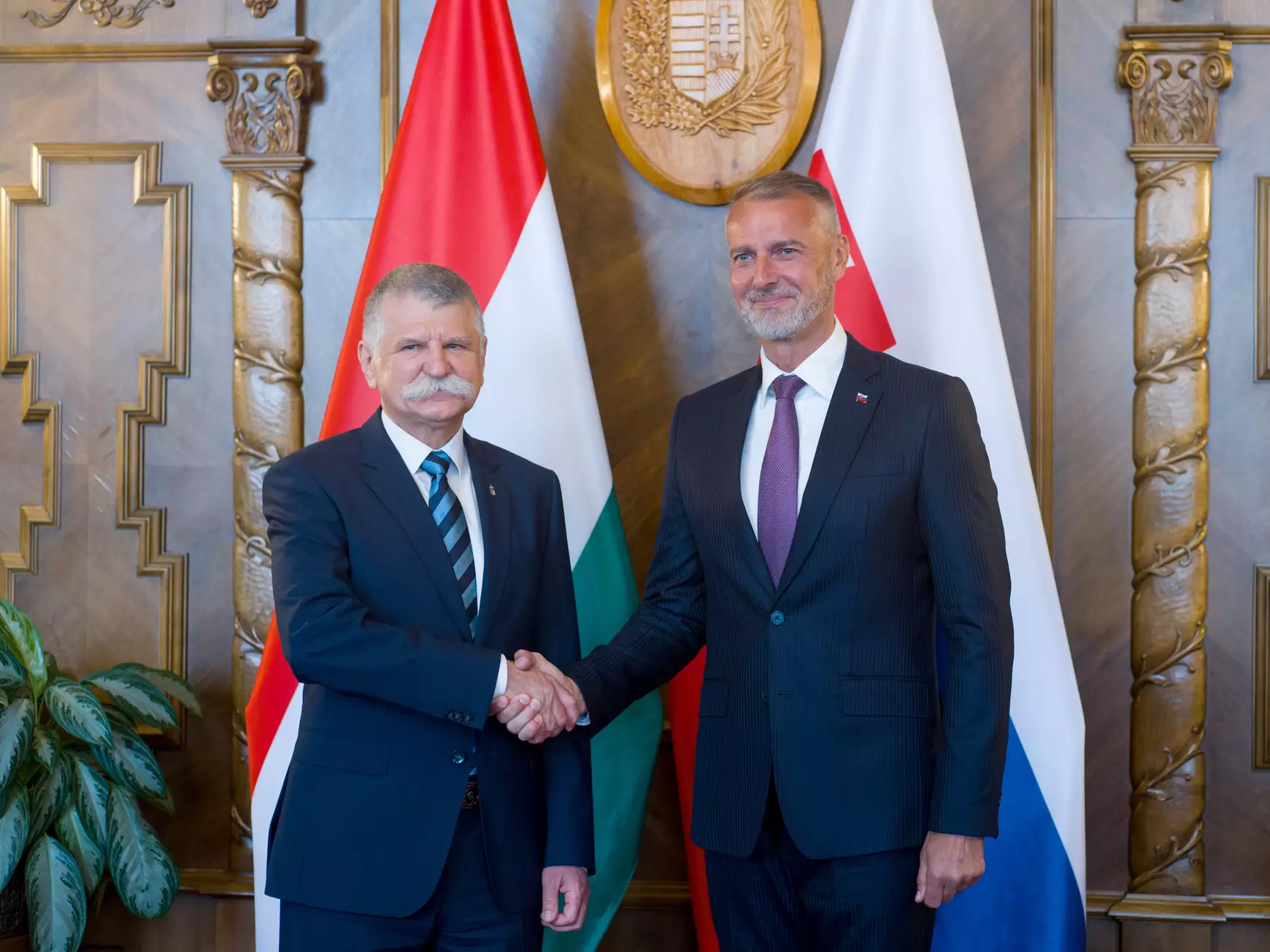 Kövér László és Richard Raši
