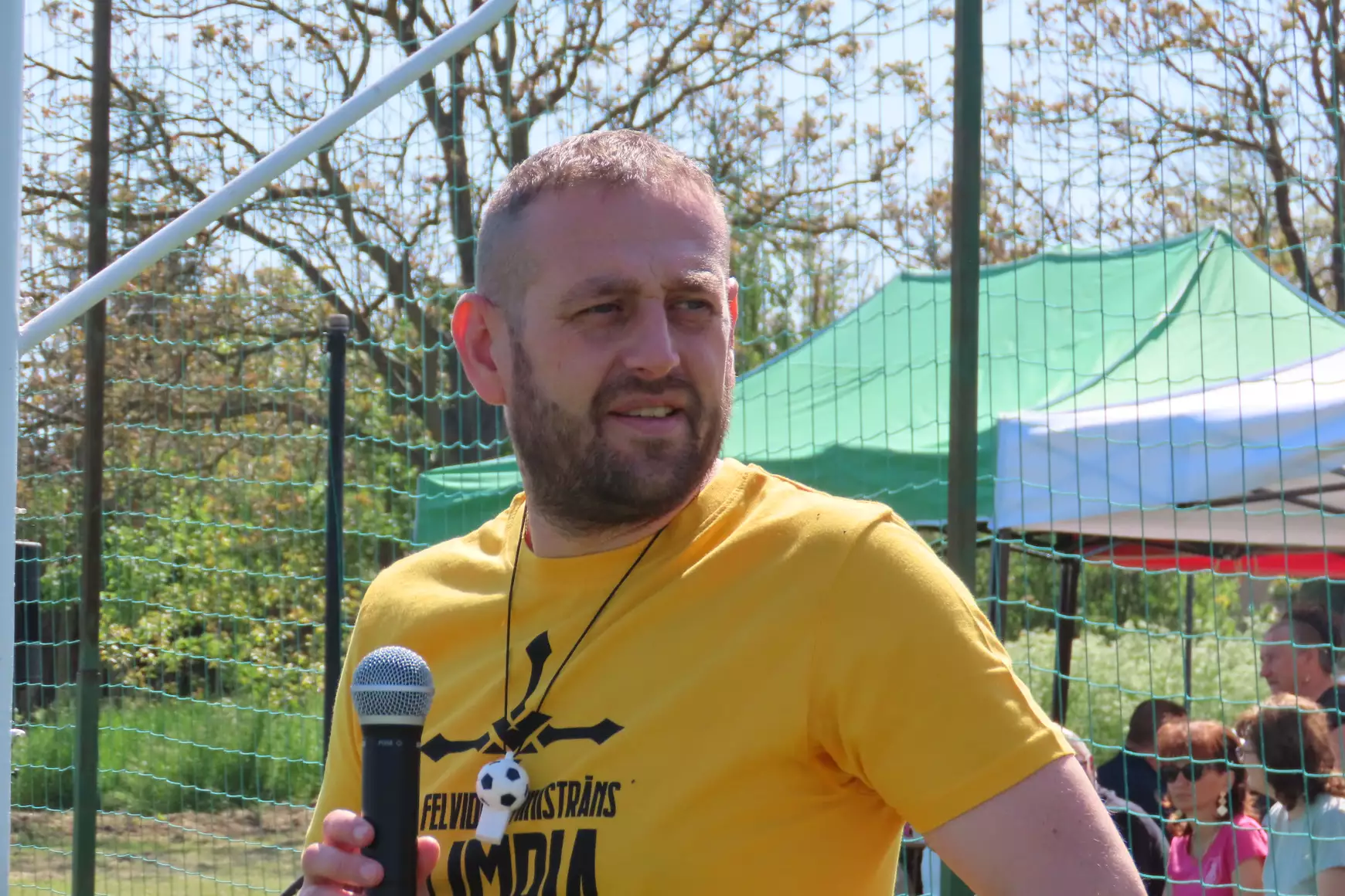 A főszervező Farkas Zsolt atya