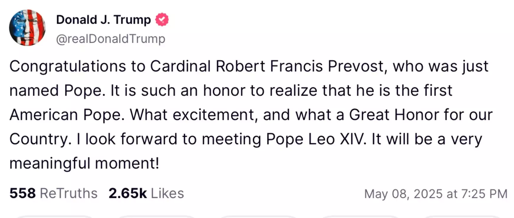 Trump Pápa