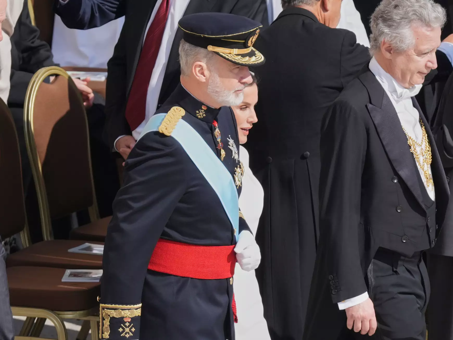 VI. Fülöp spanyol király és Letícia spanyol királyné