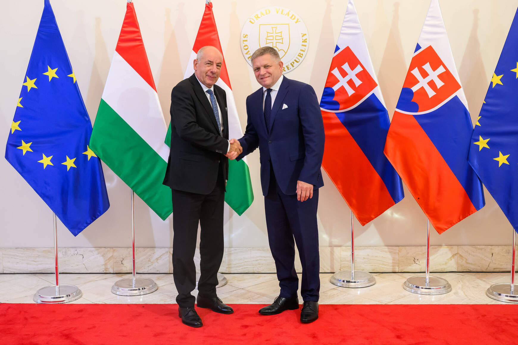 Sulyok Tamás és Robert Fico