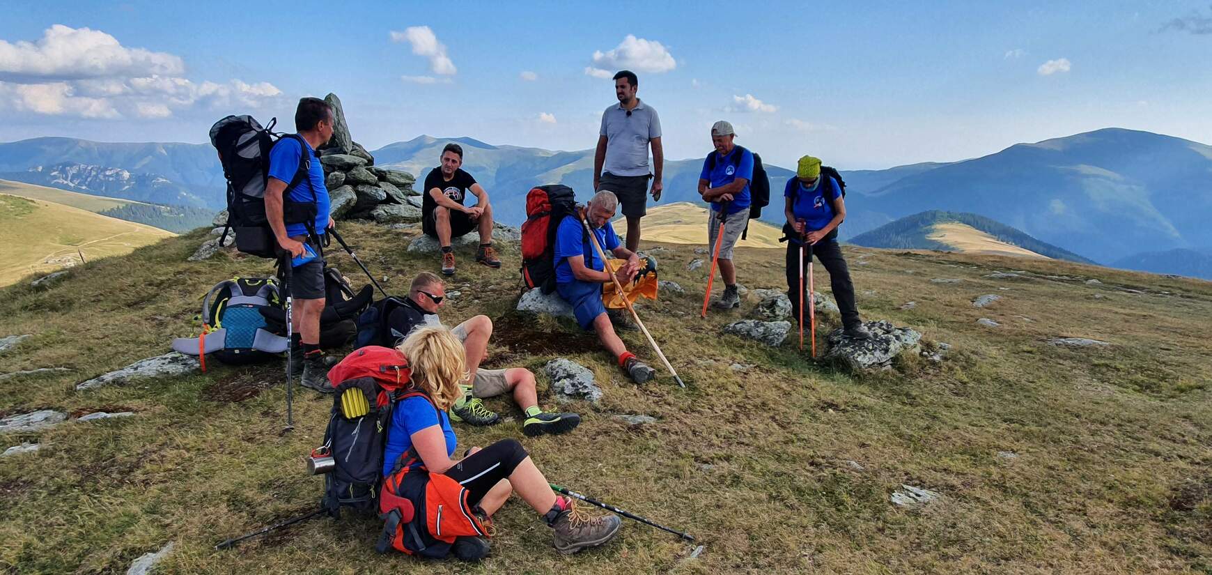 A Nagy-Fratosţeanu csúcsán