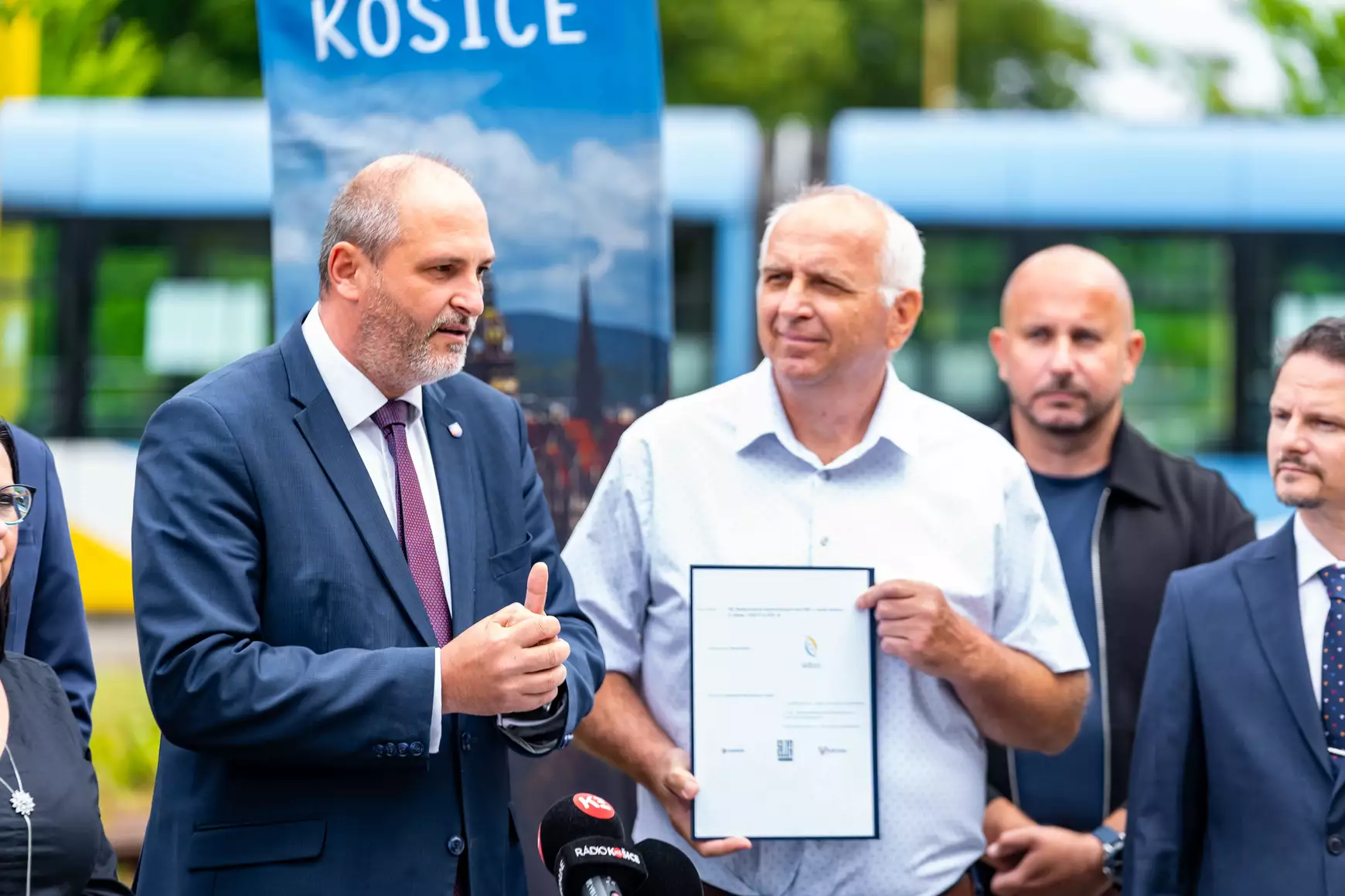 Kassa, villamos, villamossínek, felújítás, Jaroslav Polaček