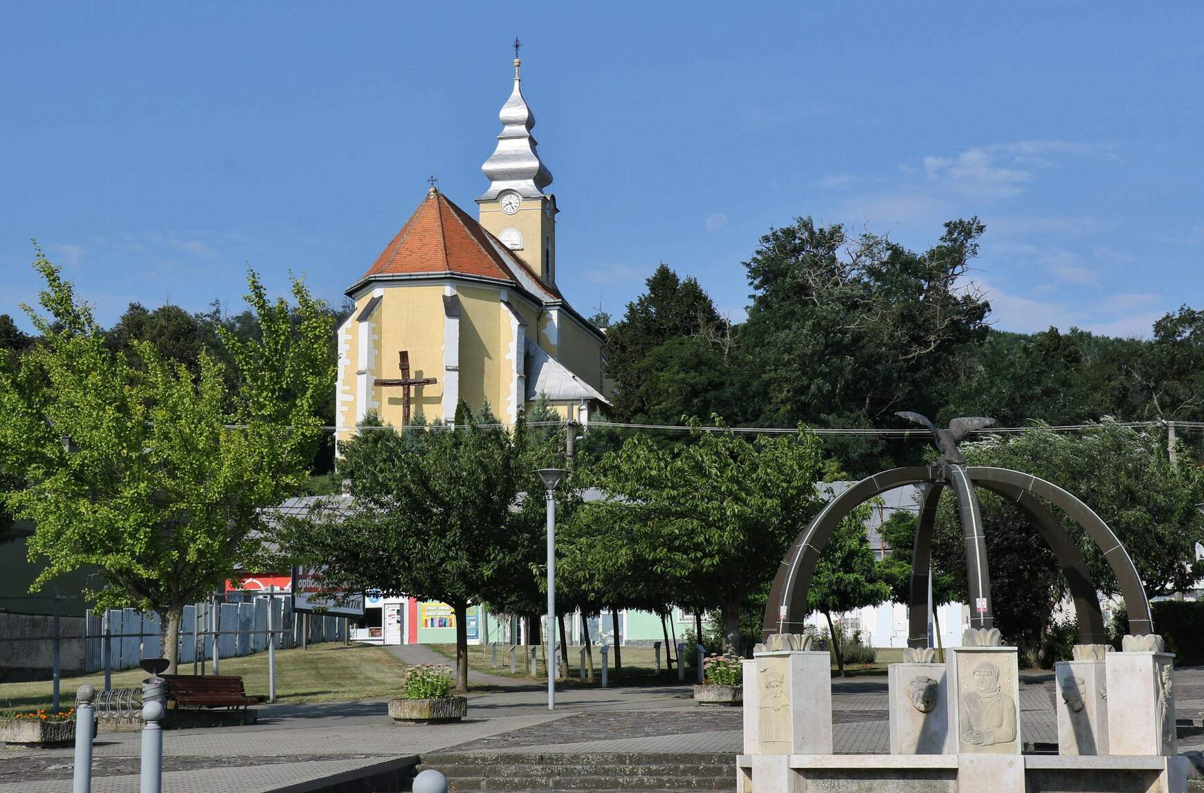 Királyhelmec főtere