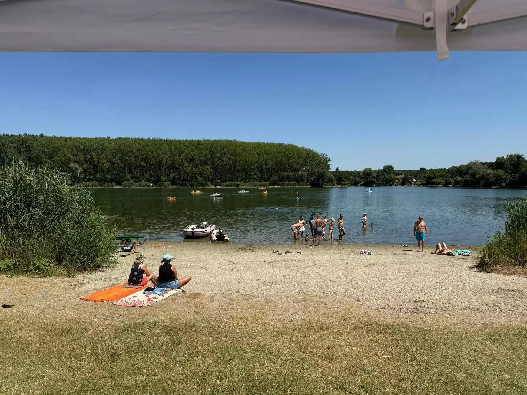  Holt-Vág-átúszás a “komáromi Riviérán” – KÉPEKKEL