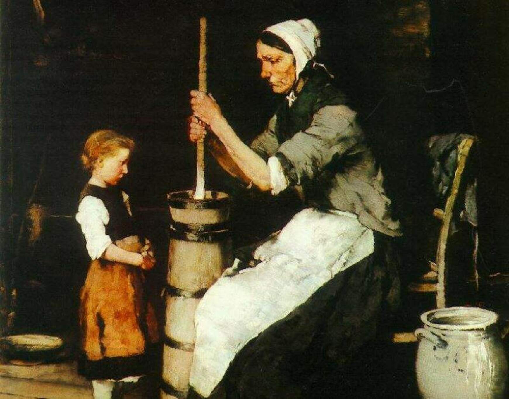 köpül, vaj