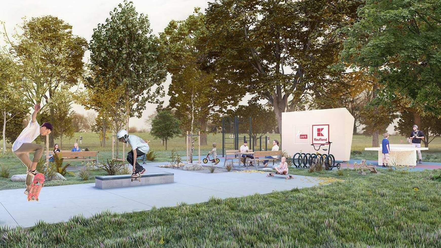 Az összefogás újabb gyümölcse: nyár végére kész lesz a komáromi K Park – KÉPEKKEL