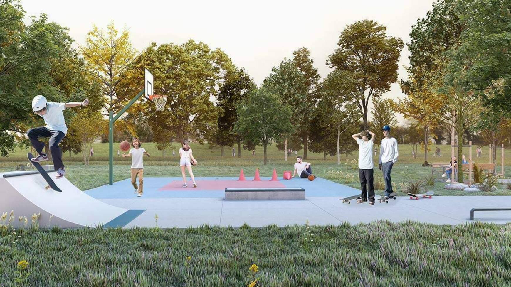 Az összefogás újabb gyümölcse: nyár végére kész lesz a komáromi K Park – KÉPEKKEL