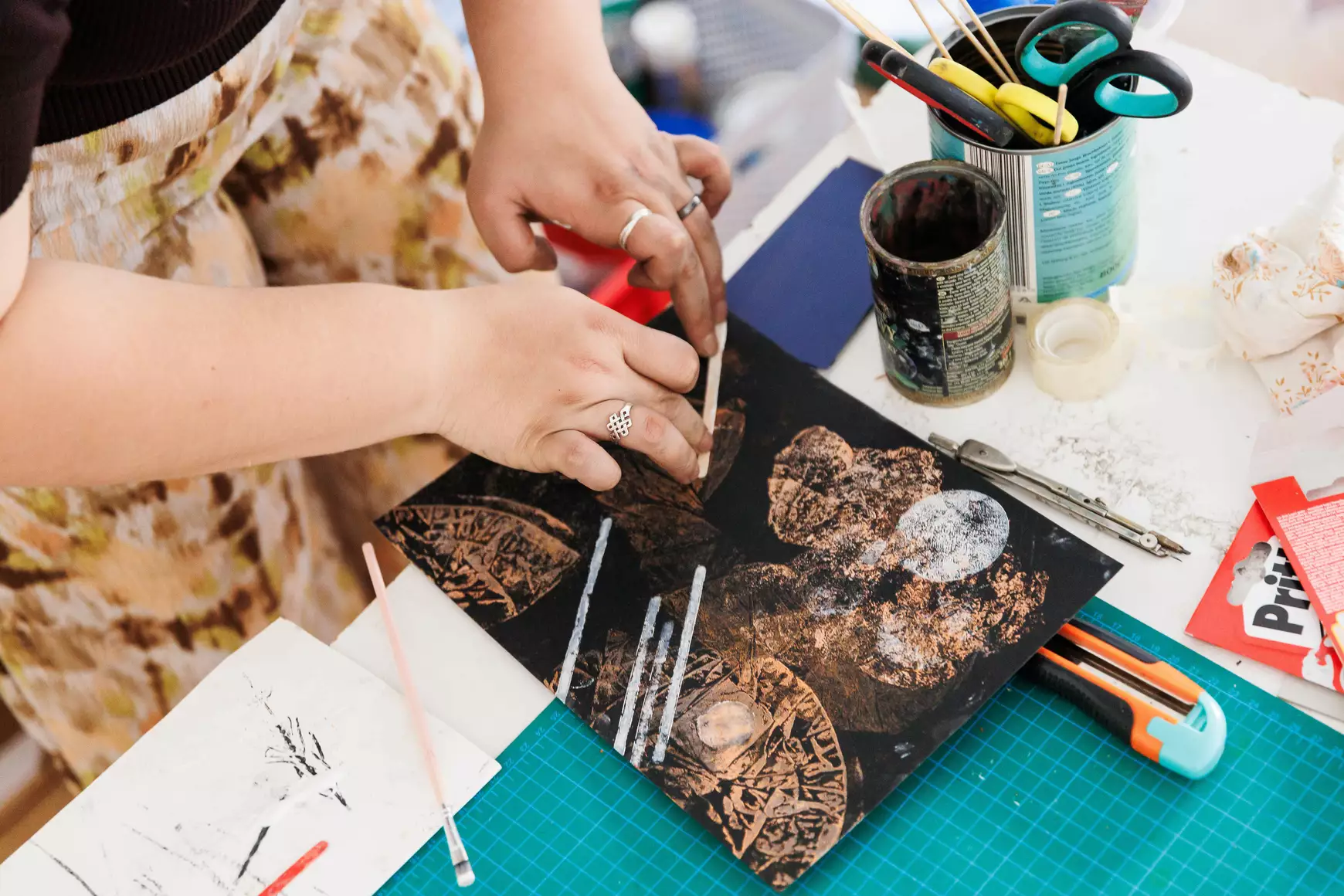 Az első ízben megrendezett Kukkonia Art Garden tábor alkotásai