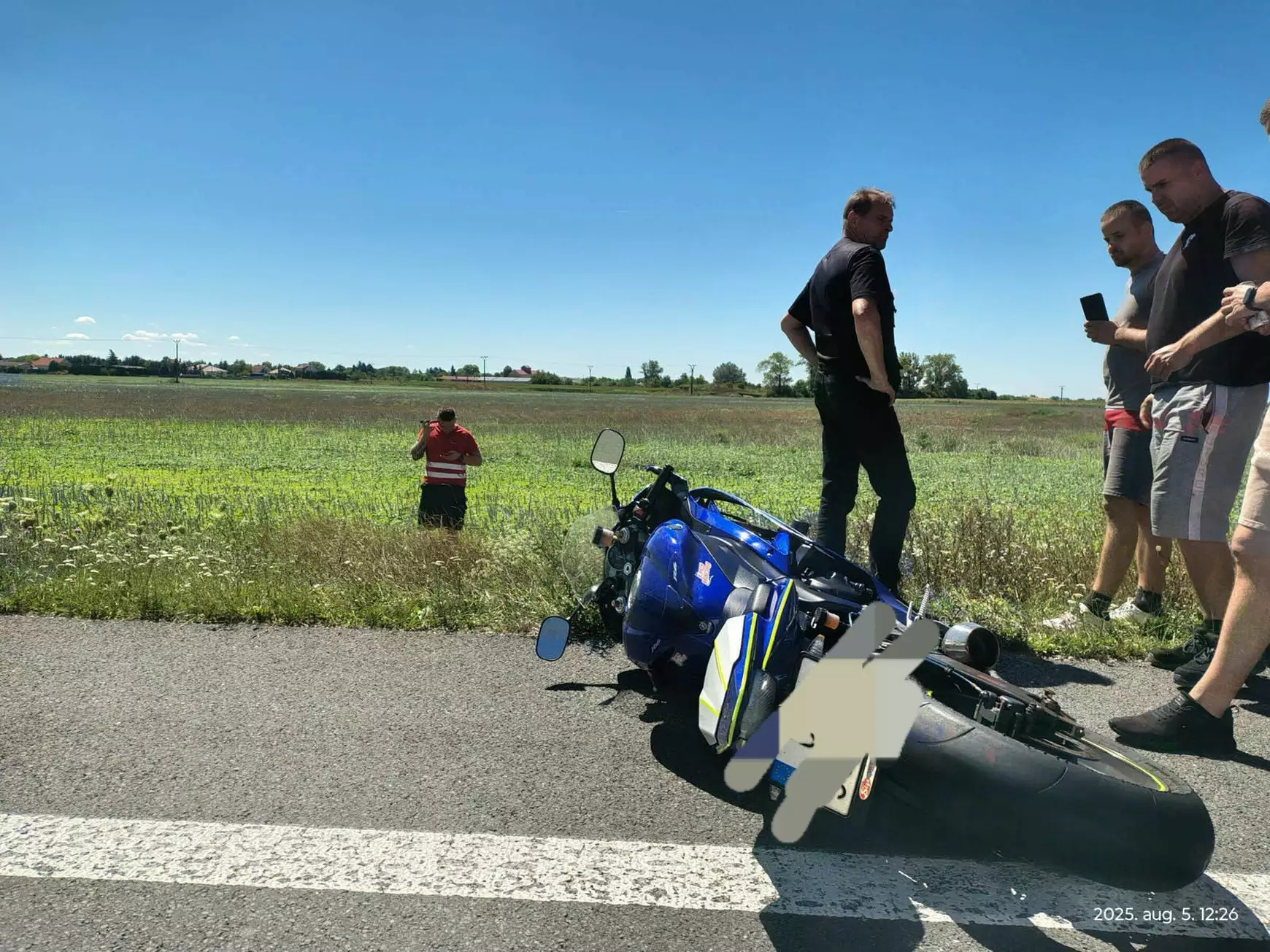 motoros baleset őz Galánta