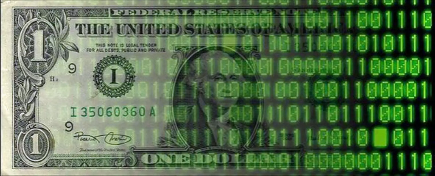 digitális valuta - dollár - illusztráció - flickr