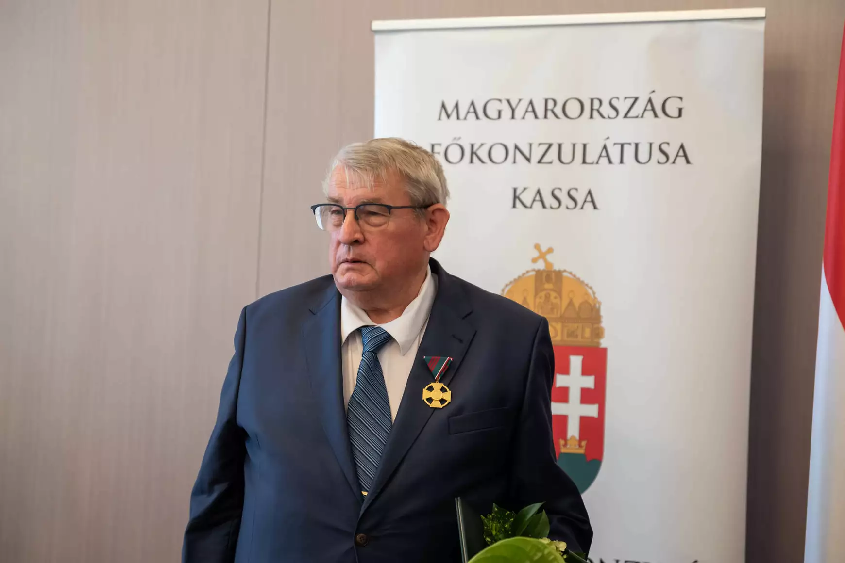 2025-08-19 Magyar Arany Érdemkereszt, kitüntetés, Kassa