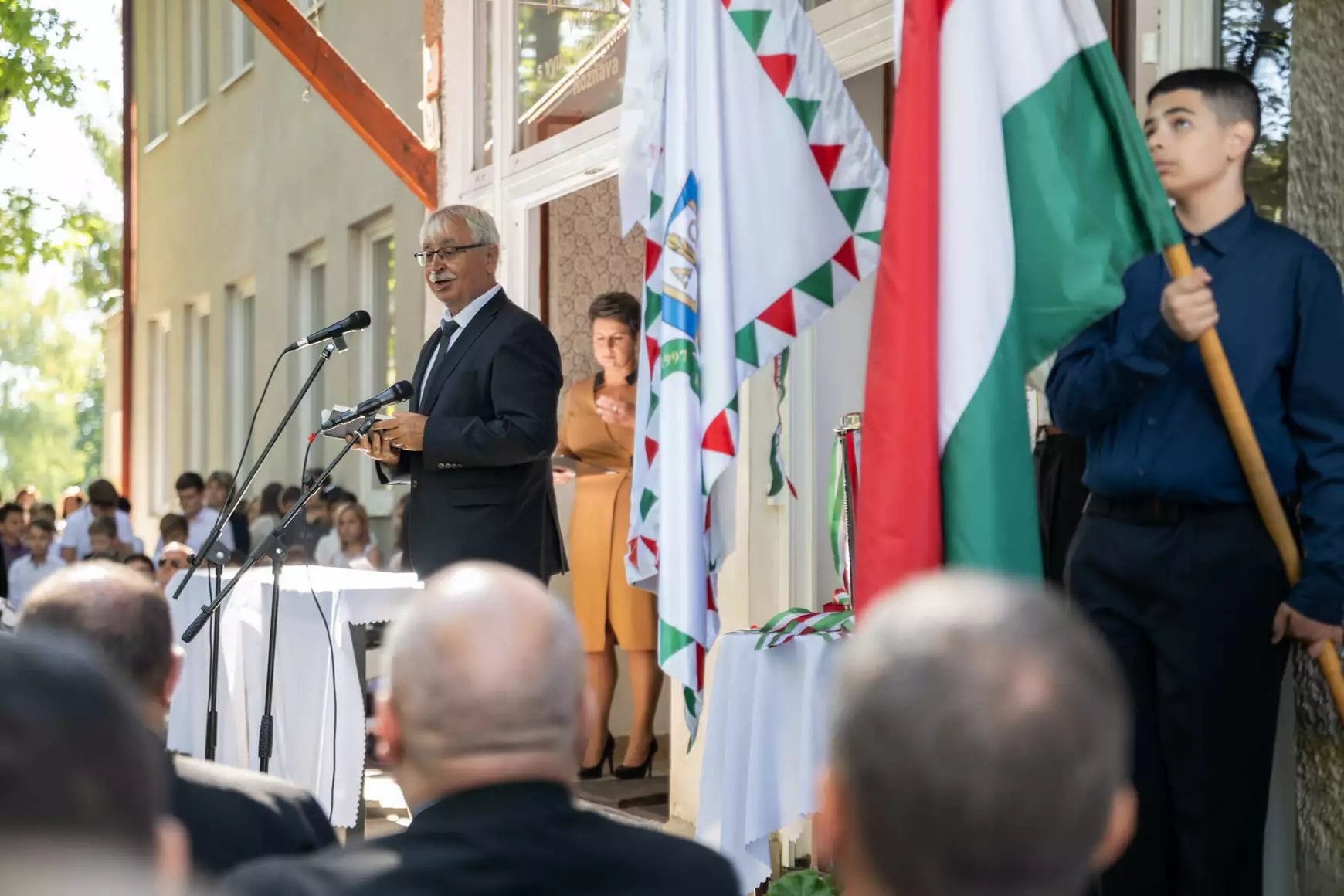 2025-09-18 Rozsnyói Református Iskolaközpont, bővítés, alapkőletétel